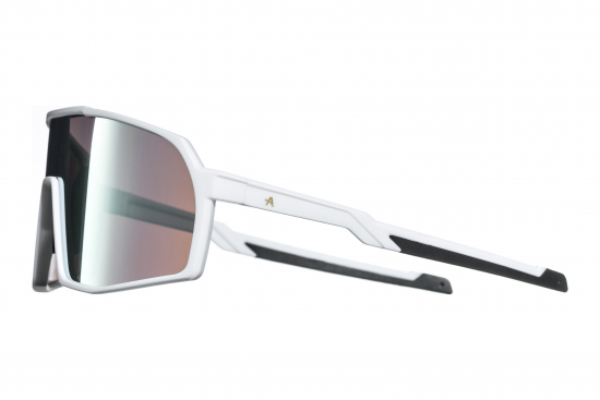 SUNGLASSES VISION GOLD LENS MATT WHITE APPROVED