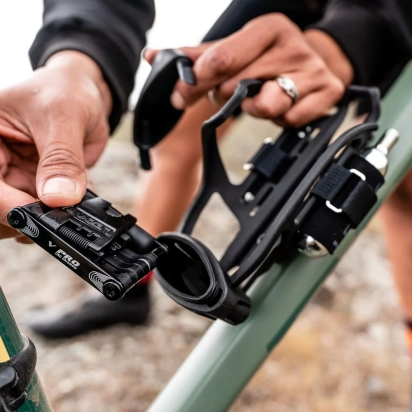 BOTTLE CAGE FLOW STORAGE BLACK LEZYNE