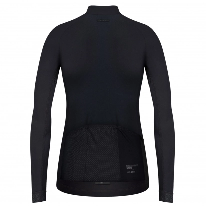 CYCLING JERSEY LONG SLEEVES PACER WOMAN JET BLACK GOBIK