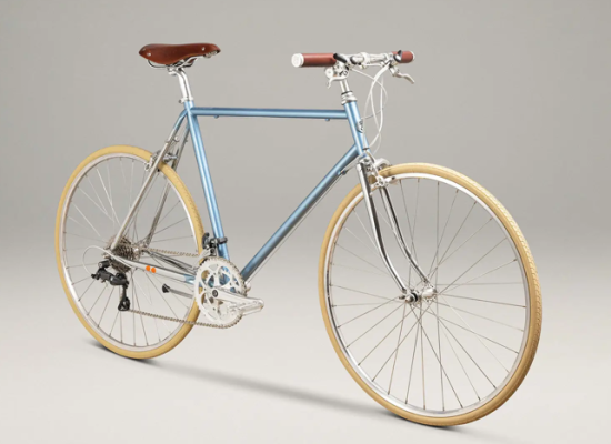 BICYCLE URBAN 16 SPEED CHROME/BLUE SIECH