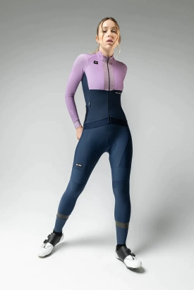 CYCLING JERSEY LONG SLEEVES HYDER BLEND WOMAN ORCHID GOBIK