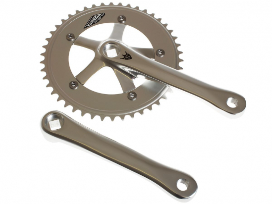 CRANKSET PISTA SILVER 46T - 170mm SUGINO