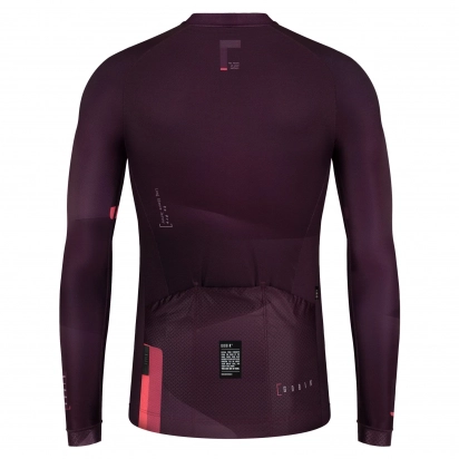 CYCLING JERSEY LONG SLEEVES CX PRO UNISEX PRUNE GOBIK