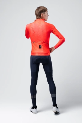 CYCLING JERSEY LONG SLEEVES HYDER MAN VERMILION GOBIK