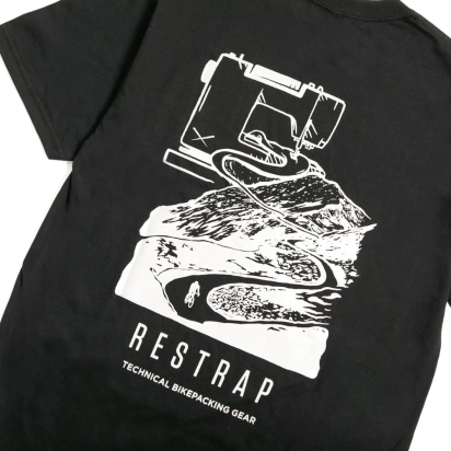 T-SHIRT LOGO BLACK RESTRAP