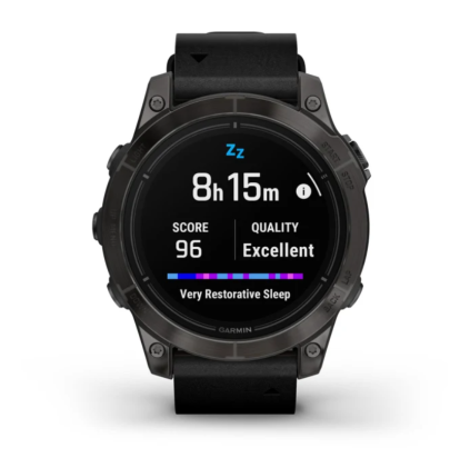 WATCH Epix™ Pro (Gen 2) – SAPPHIRE EDITION 47mm GREY/LEATHER BAND GARMIN