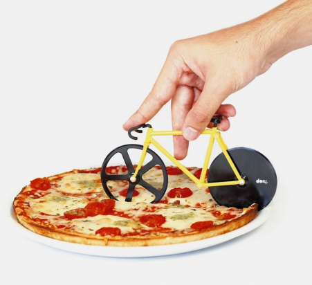 REZAČ ZA PIZZU BICIKL RACEFIT ŽUTI CYCLEGIFTS