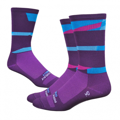 SOCKS ART ORNOT SAFETY PURPLE DEFEET