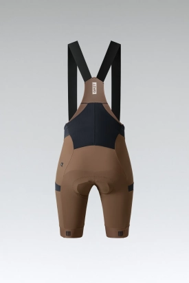 BIB SHORT GRIT 2.0 TOFFEE WOMAN GOBIK