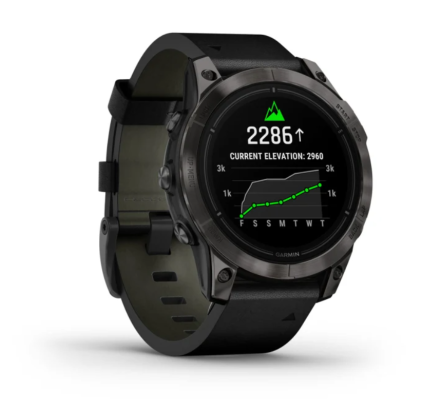 SAT Epix™ Pro (Gen 2) – SAPPHIRE EDITION 47mm SIVI/KOŽNI REMEN GARMIN