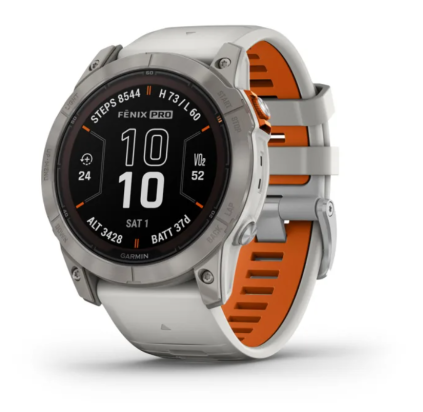 SAT Fenix™ 7X Pro – SAPPHIRE SOLAR 51mm SIVO/NARANČASTI GARMIN