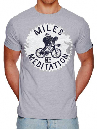 T-SHIRT MEDITATION GREY CYCOLOGY