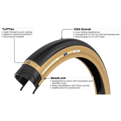 GUMA GRAVELKING SLICK TLR BROWN 2025 PANARACER