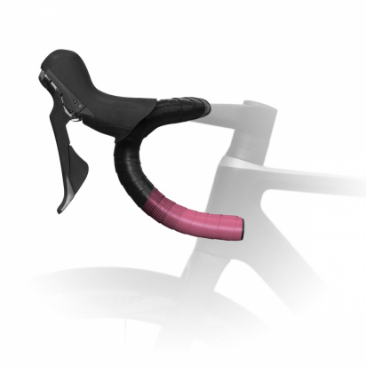 BAR TAPE VENTO TACKY MICROTEX BI-COLOR BLACK/PINK FIZIK