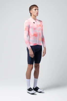 MAJICA BICIKLISTIČKA DUGI RUKAVI VANQUISH UNISEX FLAMINGO GOBIK