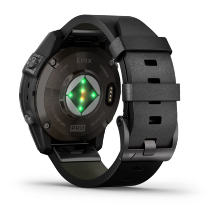 SAT Epix™ Pro (Gen 2) – SAPPHIRE EDITION 47mm SIVI/KOŽNI REMEN GARMIN