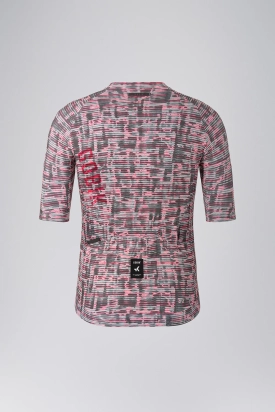 MAJICA BICIKLISTIČKA KRATKI RUKAVI CX SOLID UNISEX CERISE LOOM GOBIK