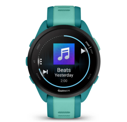 SAT Forerunner® 165 MUSIC AKVAMARIN GARMIN