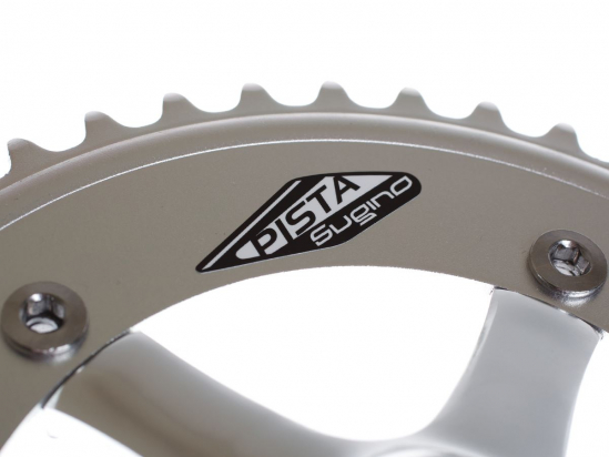 CRANKSET PISTA SILVER 46T - 170mm SUGINO