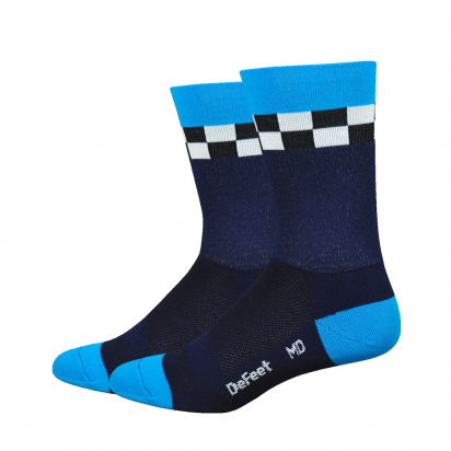 SOCKS ART VINTAGE JERSEY BLUE DEFEET