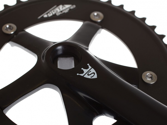 CRANKSET PISTA BLACK 44T - 170mm SUGINO