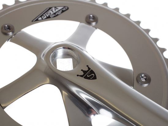 CRANKSET PISTA SILVER 46T - 170mm SUGINO