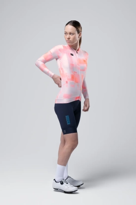 MAJICA BICIKLISTIČKA DUGI RUKAVI VANQUISH UNISEX FLAMINGO GOBIK