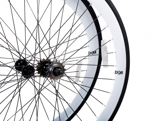 WHEELSET WHITE 30mm 6KU