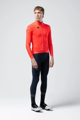 CYCLING JERSEY LONG SLEEVES HYDER MAN VERMILION GOBIK