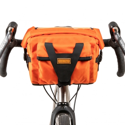 HANDLEBAR BAG BAR PACK ORANGE RESTRAP