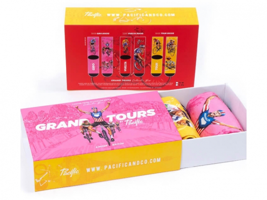 SOCKS GRAND TOURS BOX PACIFIC AND COLORS
