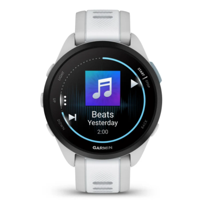 SAT Forerunner® 165 MUSIC BIJELO/SIVI GARMIN