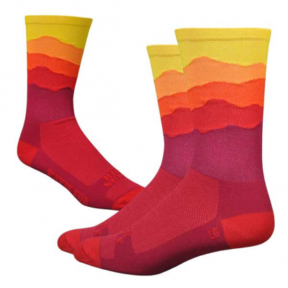 SOCKS ART RIDGE SUPPLY RED DEFEET