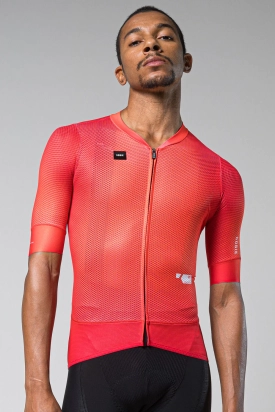 CYCLING JERSEY SHORT SLEEVES CARRERA 2.0 UNISEX CHERRY GOBIK