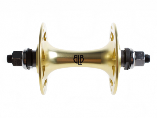 TRACK FRONT HUB YELLOW GOLD 32H BLB