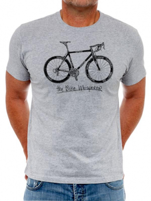 T-SHIRT BIKE WHISPERER GREY CYCOLOGY