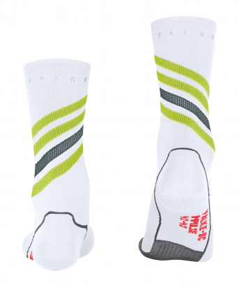 SOCKS IMPULSE VELOCITY WHITE/GREEN FALKE