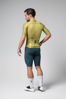 CYCLING JERSEY SHORT SLEEVES ATTITUDE 2.0 MAN SPLIT GREEN GOBIK