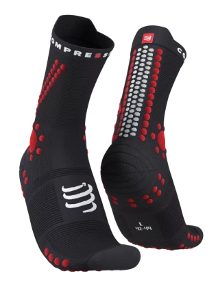 ČARAPE RACING PRO 4.0 TRAIL BLACK/RED COMPRESSPORT