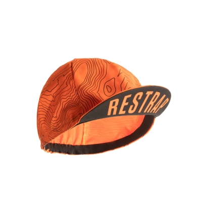 CYCLING CAP YORKSHIRE CONTOURS ORANGE RESTRAP