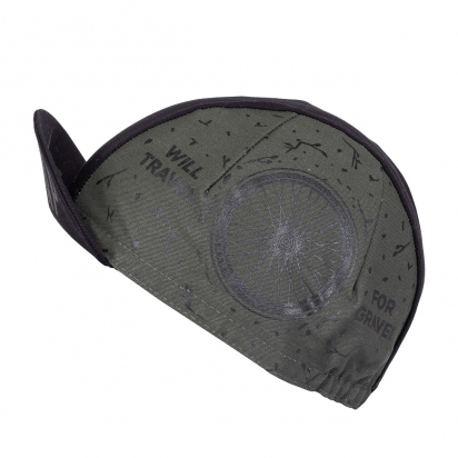 CYCLING CAP WILL TRAVEL FOR GRAVEL RESTRAP