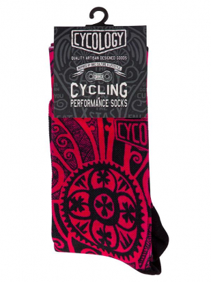 SOCKS ONE TRIBE PINK CYCOLOGY