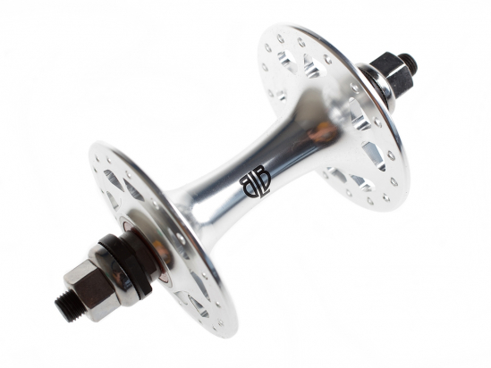 TRACK FRONT HUB SILVER 32H BLB