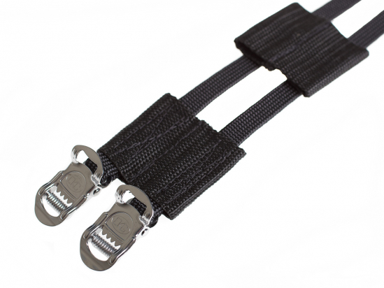 DOUBLE NYLON STRAPS BLACK BLB