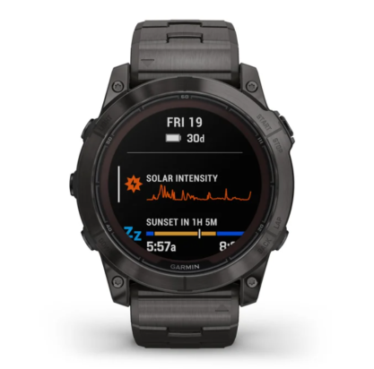 WATCH Fenix™ 7X Pro – SAPPHIRE SOLAR 51mm DARK GREY/TITANIUM BAND GARMIN