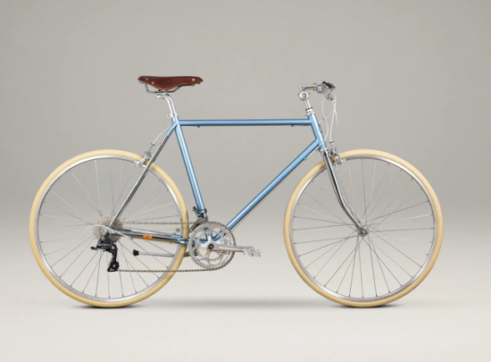 BICYCLE URBAN 16 SPEED CHROME/BLUE SIECH