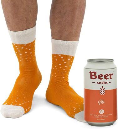 SOCKS IN A CAN BEER ALE LUCKIES&SUCK