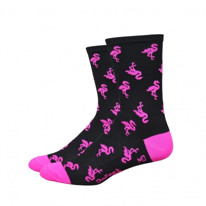 SOCKS FLOCK OFF BLACK/PINK DEFEET