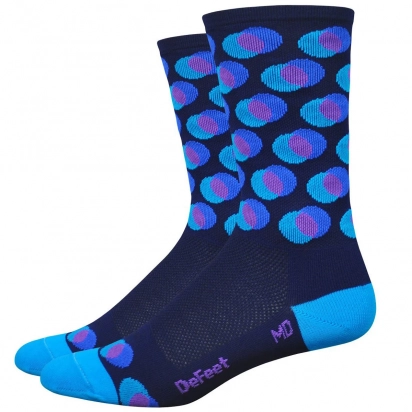 SOCKS ART BLURRED BLUE DEFEET