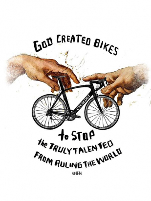 MAJICA GOD CREATED BIKES SIVA CYCOLOGY